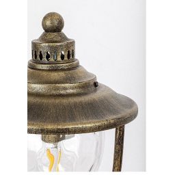 Rabalux Barcelona lampa stojąca zewnętrzna 1x60 W przezroczysta-złota 8679