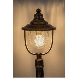 Rabalux Barcelona lampa stojąca zewnętrzna 1x60 W przezroczysta-złota 8679