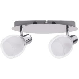 Rabalux Dave lampa podsufitowa 2x40 W biała-chrom 6836