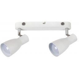 Rabalux Ebony lampa podsufitowa 2x20 W biała 6027