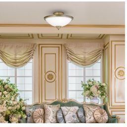 Rabalux Elisett lampa podsufitowa 2x40 W brązowa 2759