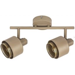 Rabalux Fedora lampa podsufitowa 2x40 W złota-brązowa 3548