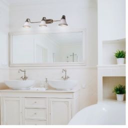 Rabalux Grando kinkiet 3x40 W biały-brązowy 6547