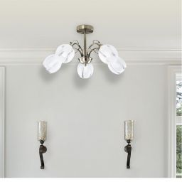 Rabalux Joel lampa podsufitowa 5x60 W brązowa 2271