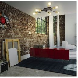 Rabalux Lanny lampa podsufitowa 6x15 W czarna 2103