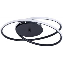 Rabalux Meridia lampa podsufitowa 1x40 W czarna 3256