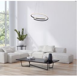 Rabalux Meridia lampa wisząca 1x40 W czarna 3257