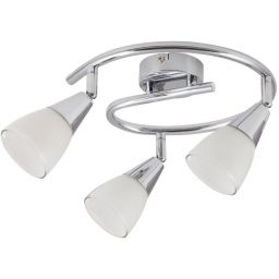 Rabalux Nicolette lampa podsufitowa 3x40 W biała-chrom 6769