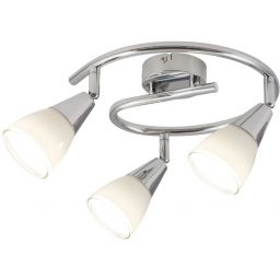 Rabalux Nicolette lampa podsufitowa 3x40 W biała-chrom 6769