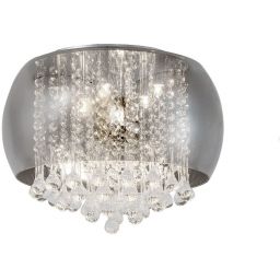 Rabalux Ninelle lampa podsufitowa 6x40 W chrom-przydymiona 3598