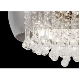 Rabalux Ninelle lampa podsufitowa 6x40 W chrom-przydymiona 3598