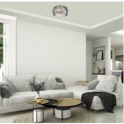 Rabalux Ninelle lampa podsufitowa 6x40 W chrom-przydymiona 3598