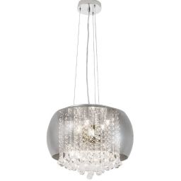 Rabalux Ninelle lampa wisząca 6x40 W chrom 3599