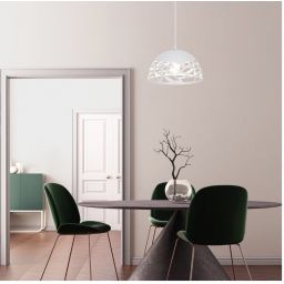 Rabalux Norena lampa wisząca 1x60 W biała 5085