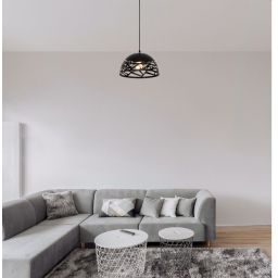 Rabalux Norena lampa wisząca 1x60 W czarna 5086