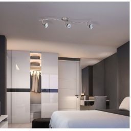 Rabalux Norman lampa podsufitowa 3x50 W chrom-satyna 5993