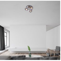 Rabalux Salazar lampa podsufitowa 3x40 W przydymiona 5399