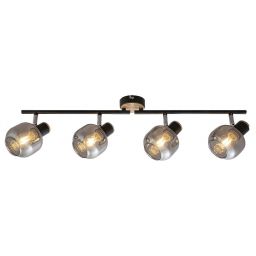 Rabalux Salazar lampa podsufitowa 4x40 W przydymiona 5400