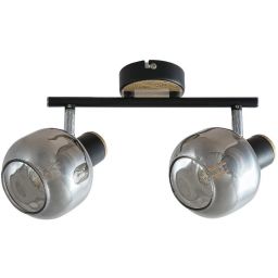 Rabalux Salazar lampa podsufitowa 2x40 W przydymiona 5398