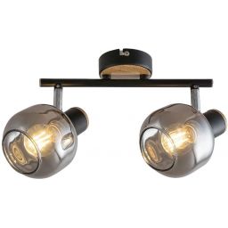 Rabalux Salazar lampa podsufitowa 2x40 W przydymiona 5398