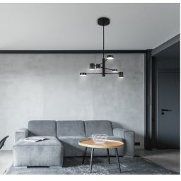 Rabalux lampa wisząca 30 W czarna 6355