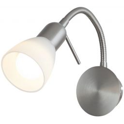 Rabalux Soma kinkiet 1x40 W biały-chrom-satyna 6300