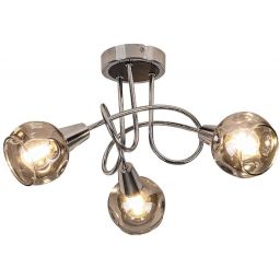Rabalux Tamara lampa podsufitowa 3x40 W chrom-przydymiona 5348