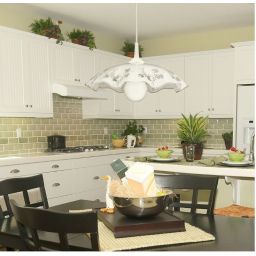 Rabalux Vino lampa wisząca 1x60 W biała-wzór 4795