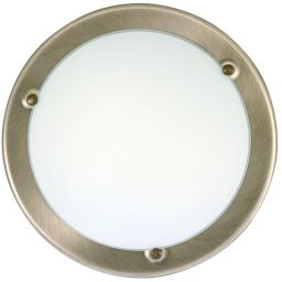 Rabalux Ufo plafon 2x60 W biały-brązowy 5233