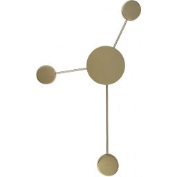 Rabalux Amadeo kinkiet 10 W złoty 71275