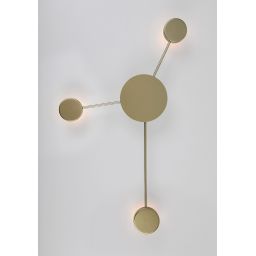 Rabalux Amadeo kinkiet 10 W złoty 71275