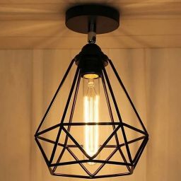 TooLight Reno lampa wisząca 1x60 W czarna OSW-00015