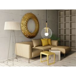 TooLight lampa wisząca 1x60 W złota OSW-00097