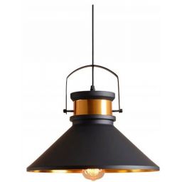 TooLight Asti lampa wisząca 1x60 W czarna-złota OSW-00179