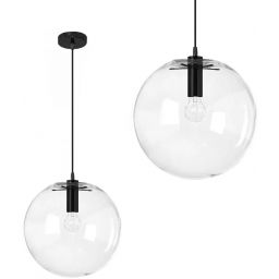 TooLight Lassi lampa wisząca 1x60 W czarna OSW-00340