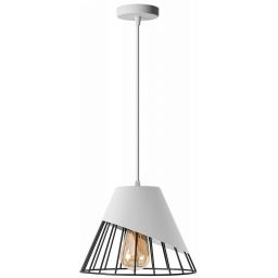 TooLight Klosz lampa wisząca 1x60 W biała OSW-00888