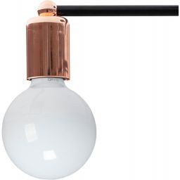 TooLight Loft lampa podsufitowa 4x60 W czarna-różowe złoto OSW-04014