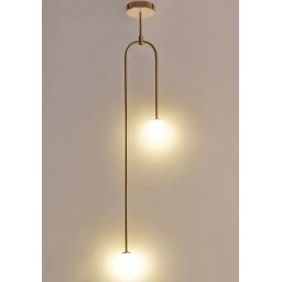 TooLight lampa podsufitowa 2x40 W złota OSW-04049