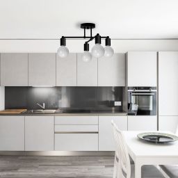 TooLight lampa podsufitowa 4x60 W czarna OSW-07623