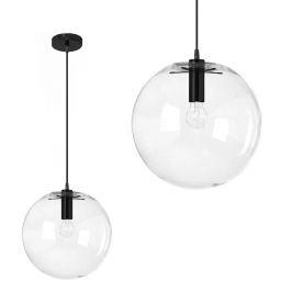 TooLight Lassi lampa wisząca 1x60 W czarna OSW-00358