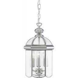 Searchlight Lanterns lampa wisząca 3x60 polerowany chrom/szkło przezroczyste 5133CC