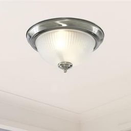 Searchlight American Diner plafon 2x60 W biały-srebrny 4042