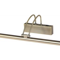 Searchlight Picture lights kinkiet 1x13W LED antyczny mosiądz 8343AB