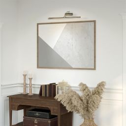 Searchlight Picture lights kinkiet 1x13W LED antyczny mosiądz 8343AB