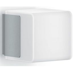 Steinel L 835 kinkiet zewnętrzny 1x9,5W LED z czujnikiem ruchu srebrny/biały ST055523