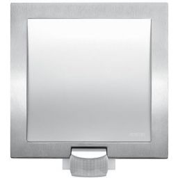 Steinel L 20 kinkiet zewnętrzny 1x60W z czujnikiem ruchu srebrny/biały ST566814