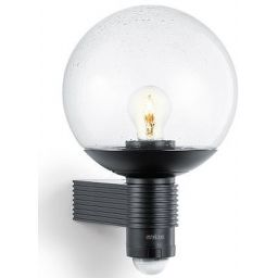 Steinel L 400 S kinkiet zewnętrzny 1x60W z czujnikiem ruchu czarny/szkło ST611019