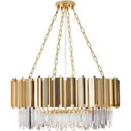 Step Into Design Rea lampa wisząca 12x40 W złota DN923-80