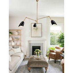 Step Into Design Ragno lampa wisząca 3x40 W czarna-złota ST-8625P black
