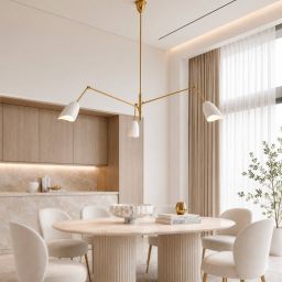 Step Into Design Ragno lampa wisząca 3x40 W biała-złota ST-8625P white